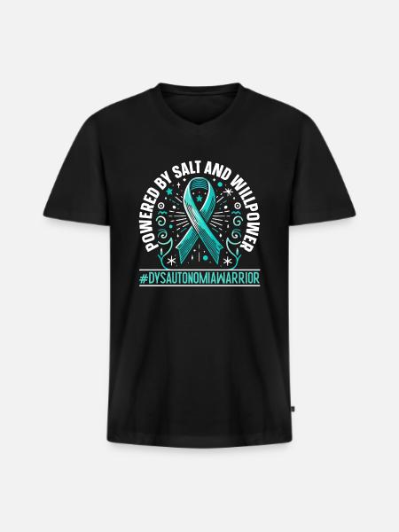 Dysautonomia Awareness Chronic Illness - Men's Premium Organic T-shirt with V-neck - black