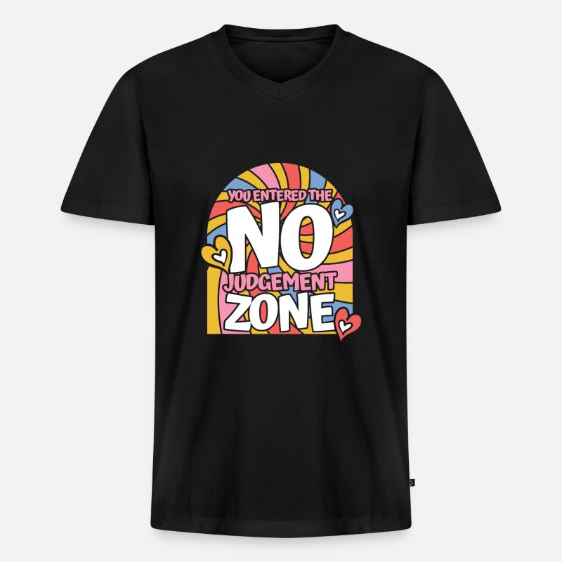 Mama Mutter - Männer Premium Bio T-Shirt mit V-Ausschnitt - Schwarz