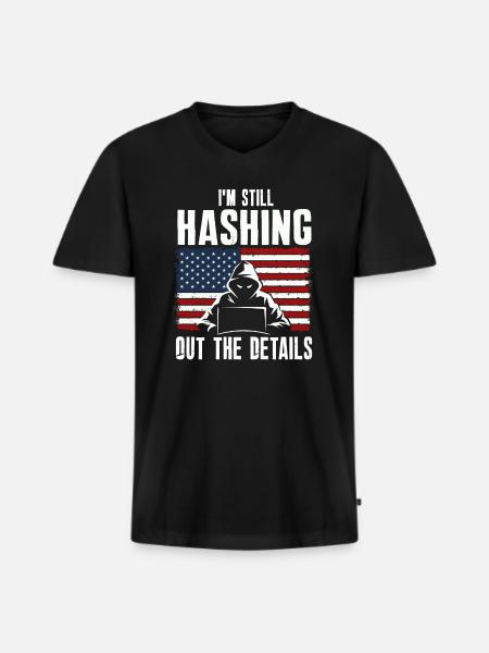 Ethical Hacker Cybersecurity Expertise - Men's Premium Organic T-shirt with V-neck - black
