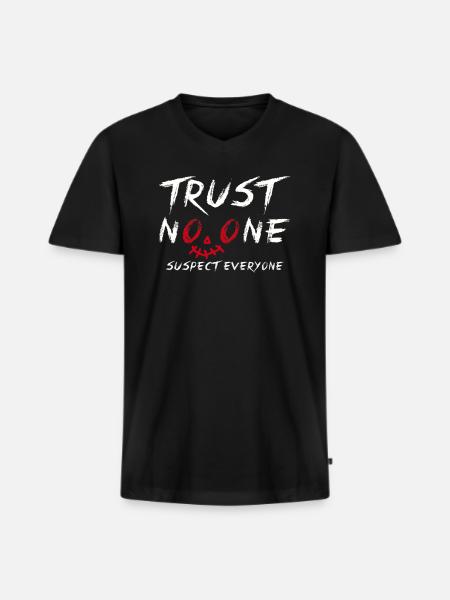 Murder Mystery Dinner Fun Night - Men's Premium Organic T-shirt with V-neck - black