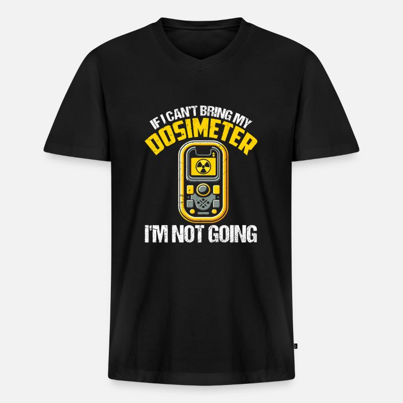 Nuclear engineering engineer - Männer Premium Bio T-Shirt mit V-Ausschnitt - Schwarz