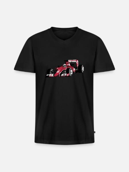 - Motorsports - Men's Premium Organic T-shirt with V-neck - black