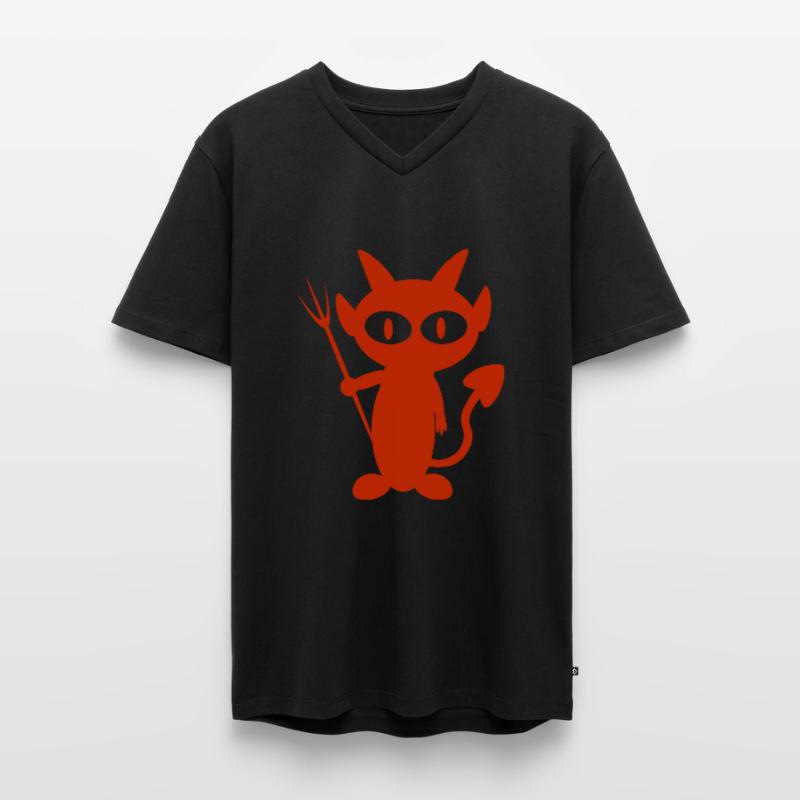 red devil - she-devil / devil T Shirt Men's Premium Organic T-shirt with V-neck