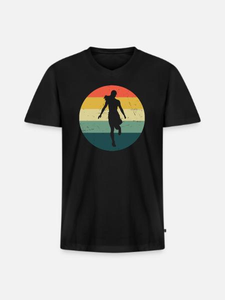 Shuffle Shuffle Boy Melbourne Shuffle Shuffledance - Premium økologisk T-shirt med V-hals til mænd - sort