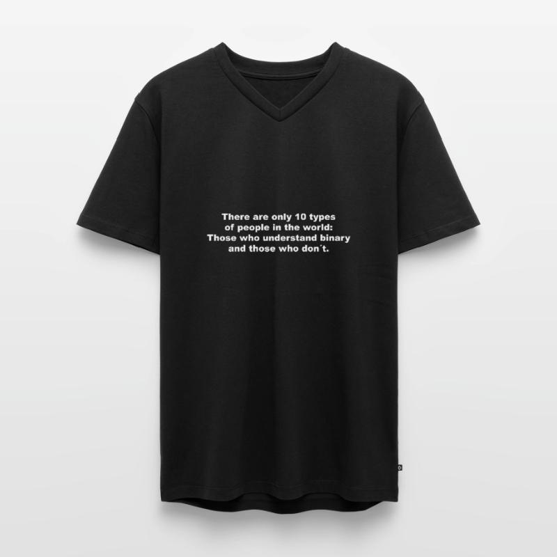 Programmierer programmieren Nerd Geek Geschenk IT Männer Premium Bio T-Shirt mit V-Ausschnitt