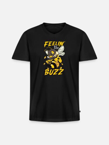 Biavl af honningbiavlere Biavler Biavl af honningbier - Premium økologisk T-shirt med V-hals til mænd - sort
