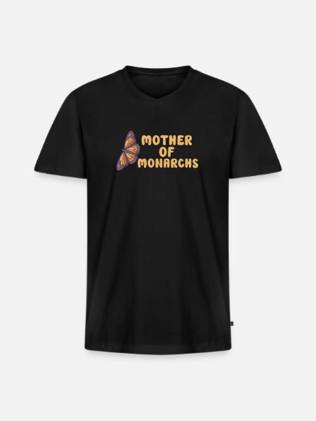 Insect Butterfly Monarch Monarch Habitat - Men's Premium Organic T-shirt with V-neck - black