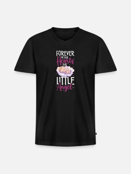 infant loss, miscarriage, consciousness, - Men's Premium Organic T-shirt with V-neck - black