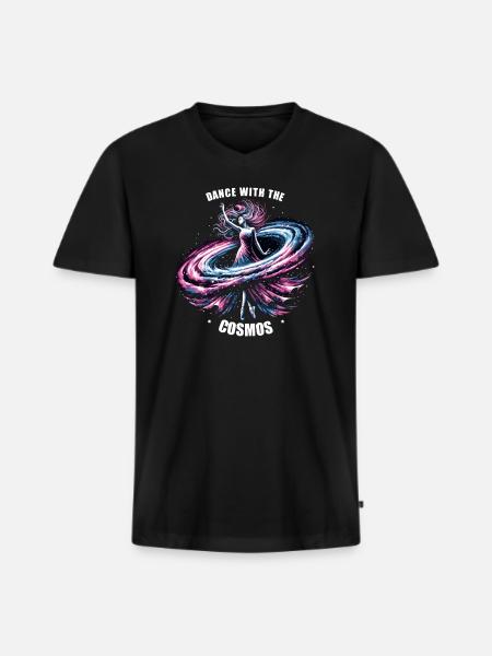 Astrophotography Astronomy Space Camera - Men's Premium Organic T-shirt with V-neck - black
