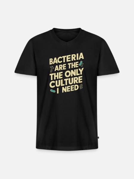 Microbiologist Microbiology Lab Staph Biology - Men's Premium Organic T-shirt with V-neck - black