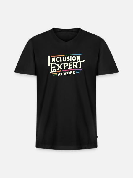 Sonderpädagogik-lehrer „sped Teacher Inclusion“ - Men's Premium Organic T-shirt with V-neck - black