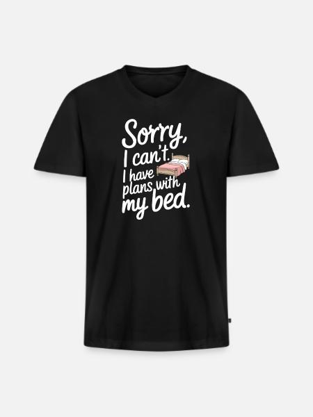 Introversion Alternative Style Emotional - Men's Premium Organic T-shirt with V-neck - black