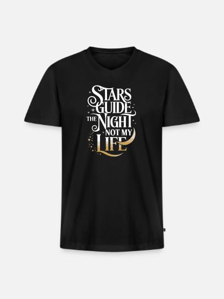 Astrology Skeptic: Critical Thinking - Men's Premium Organic T-shirt with V-neck - black