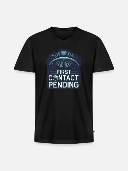 Astrobiology Space Exploration Extraterrestrial - Men's Premium Organic T-shirt with V-neck - black