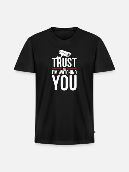 Private Security Professional Bodyguard Vip - Men's Premium Organic T-shirt with V-neck - black