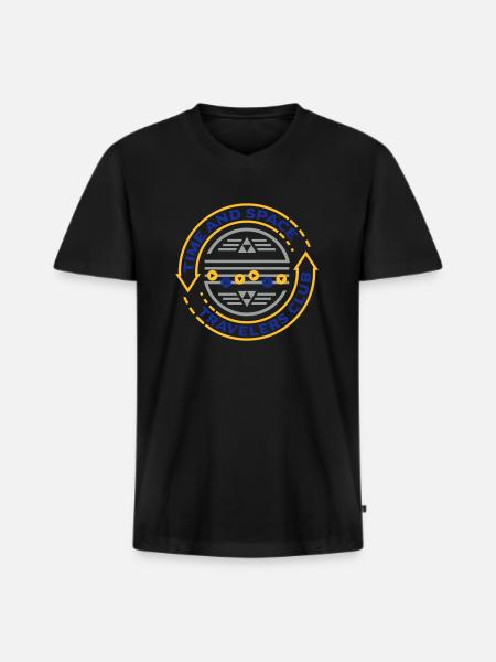 Time Travelers (Song) - Men's Premium Organic T-shirt with V-neck - black