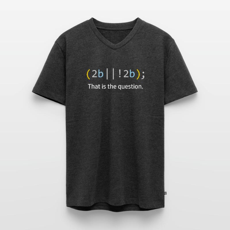 Computer Scientist Computer Science Code Programmer Men's Premium Organic T-shirt with V-neck