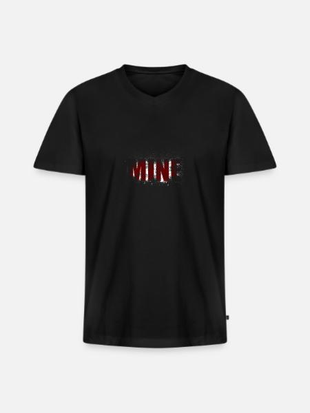 Die Kraft gehört mir - Männer Premium Bio T-Shirt mit V-Ausschnitt - Schwarz