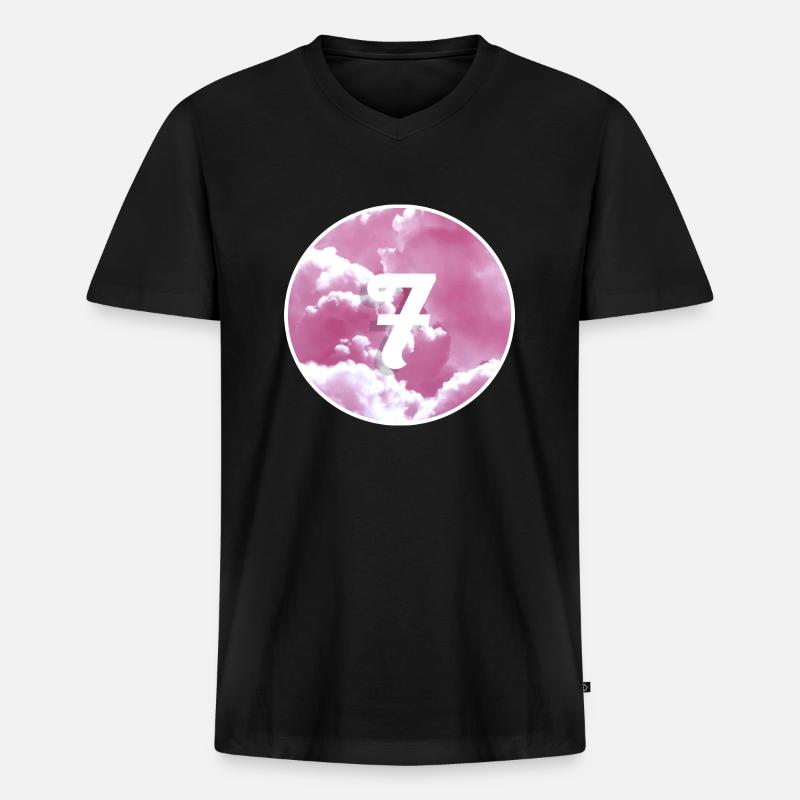 4EF00A83 8E69 4DC8 8A7D 1398B5C40235 - Männer Premium Bio T-Shirt mit V-Ausschnitt - Schwarz