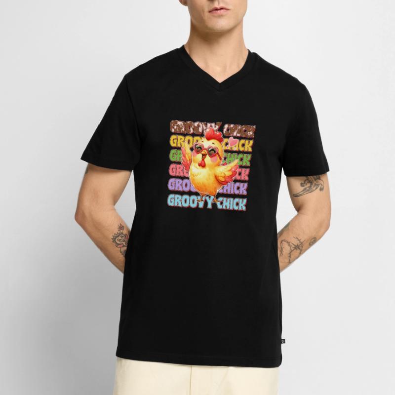 Easter Easter Bunny Easter Eve Easter Sunday Easter Egg Spring Men's Premium Organic T-shirt with V-neck