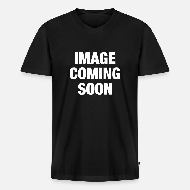 Image coming soon - Männer Premium Bio T-Shirt mit V-Ausschnitt - Schwarz