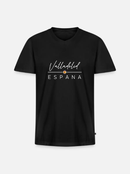 Spain - Valladolid - Spain - España - Men's Premium Organic T-shirt with V-neck - black