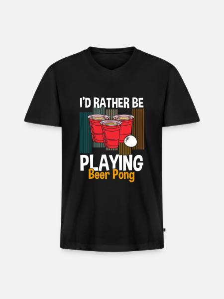 Beer Celebrations Drunkards - Men's Premium Organic T-shirt with V-neck - black