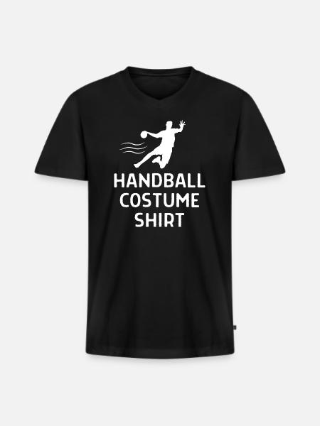 Handball Handball Player Saying Gift - Men's Premium Organic T-shirt with V-neck - black