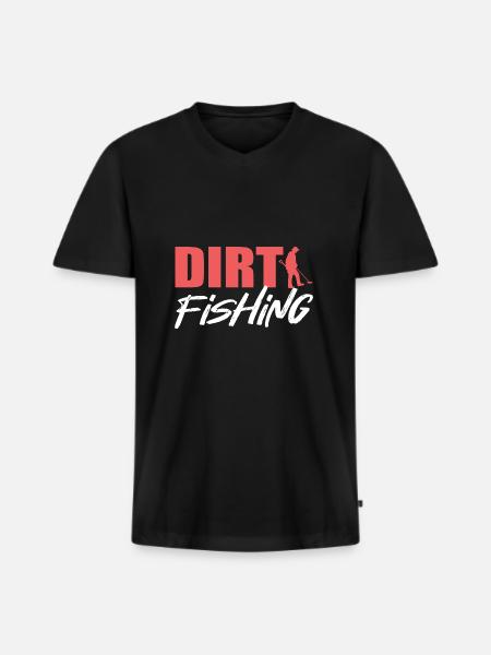 Metal detector - Men's Premium Organic T-shirt with V-neck - black