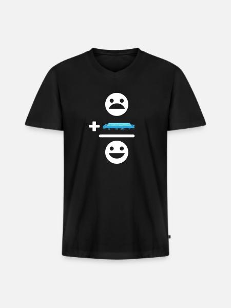Poolreiniger. Pool Service Techniker. - Männer Premium Bio T-Shirt mit V-Ausschnitt - Schwarz