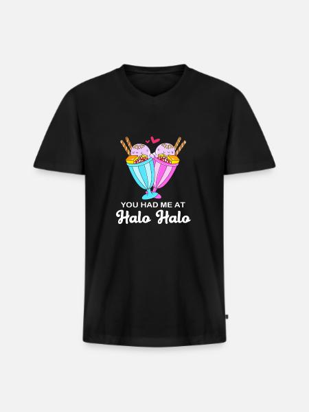 Filipino Philippines - Men's Premium Organic T-shirt with V-neck - black