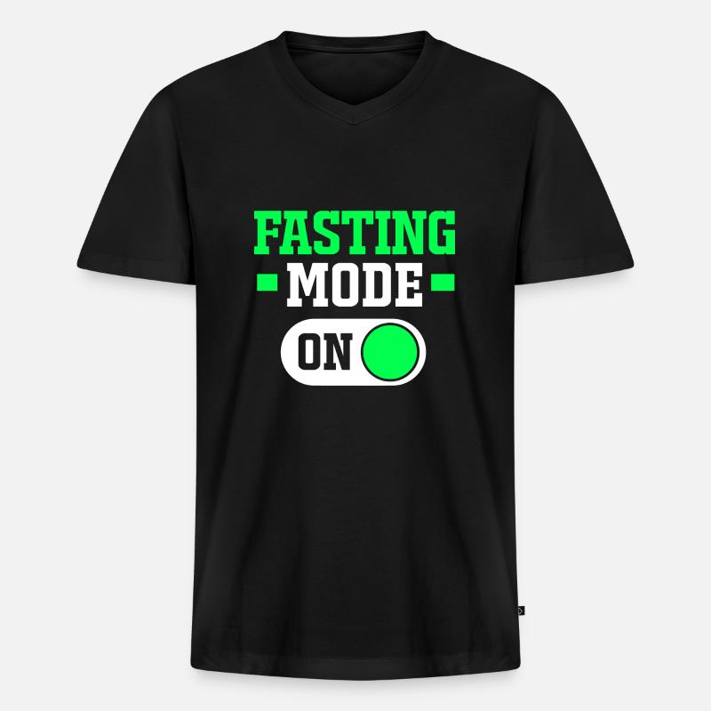 Muslim - Männer Premium Bio T-Shirt mit V-Ausschnitt - Schwarz