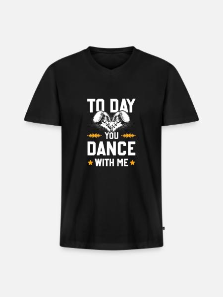 Boxen Boxing - Men's Premium Organic T-shirt with V-neck - black