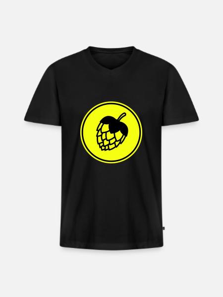 Tap beer icon - Men's Premium Organic T-shirt with V-neck - black