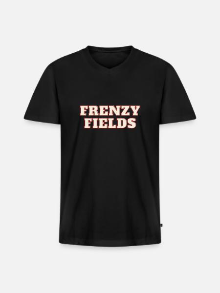 nite 5 - Männer Premium Bio T-Shirt mit V-Ausschnitt - Schwarz