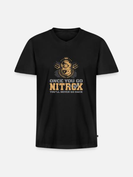 Scuba Diving Divers Diving - Men's Premium Organic T-shirt with V-neck - black