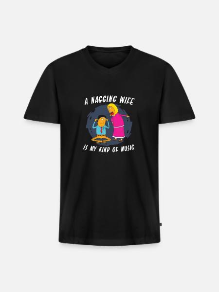 Tontechniker Sound Audio Engineer - Männer Premium Bio T-Shirt mit V-Ausschnitt - Schwarz