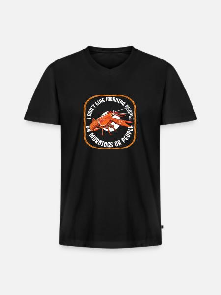 Lobster Lobster Funny - Men's Premium Organic T-shirt with V-neck - black