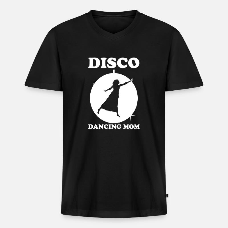 Mom Mutter Mutter Tanz Mutter - Männer Premium Bio T-Shirt mit V-Ausschnitt - Schwarz