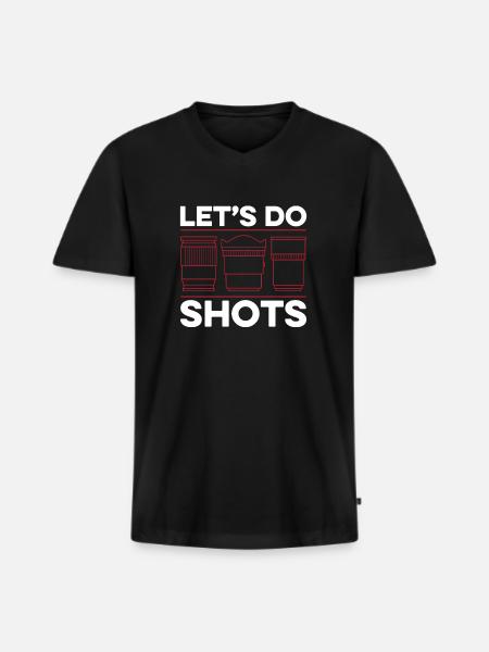 Photographer Photography Camera - Men's Premium Organic T-shirt with V-neck - black