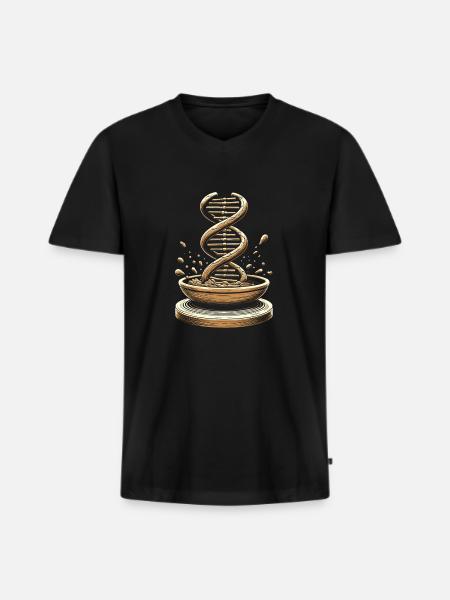Pottery Its In My DNA - Men's Premium Organic T-shirt with V-neck - black