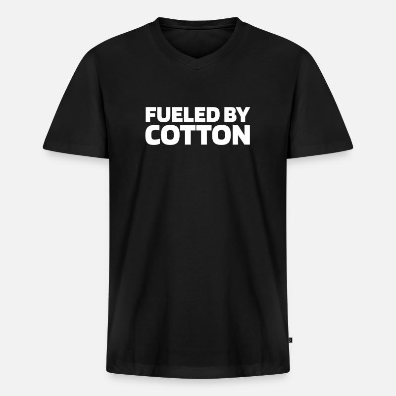 Sewing Sewing Machine - Men's Premium Organic T-shirt with V-neck - black