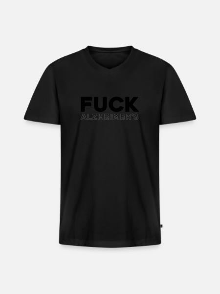 Alzheimer - T-shirt encolure en V Premium bio Homme - noir