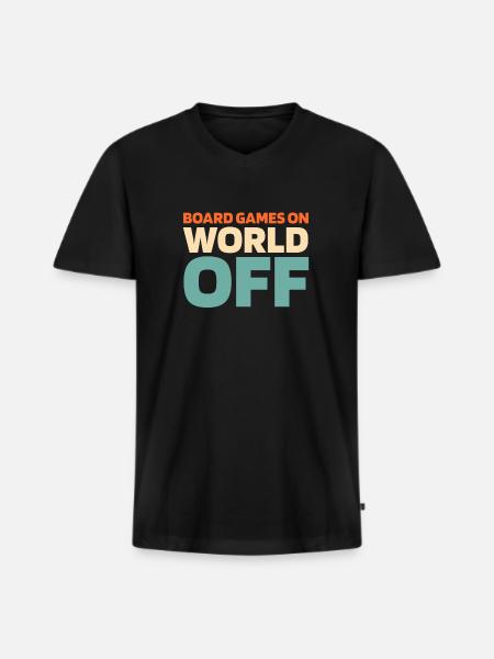 Board Game Board Game - Men's Premium Organic T-shirt with V-neck - black