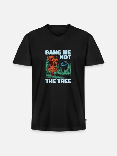 Frisbee Golf Disc Golf - Men's Premium Organic T-shirt with V-neck - black