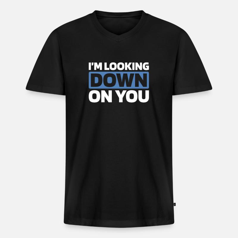 Paramotor Gleitschirmfliegen - Männer Premium Bio T-Shirt mit V-Ausschnitt - Schwarz
