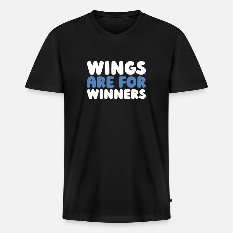 Paramotor Gleitschirmfliegen - Männer Premium Bio T-Shirt mit V-Ausschnitt - Schwarz