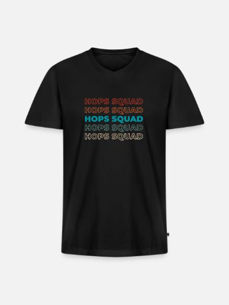 Caméraman Kader - T-shirt encolure en V Premium bio Homme - noir