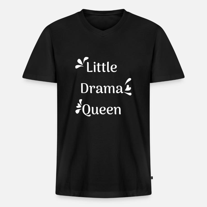 Babysprüche - Männer Premium Bio T-Shirt mit V-Ausschnitt - Schwarz