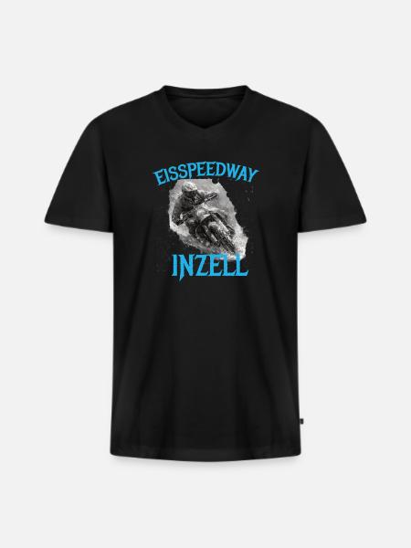 Eisspeedway Inzell – Motorsport Design für Fans - Men's Premium Organic T-shirt with V-neck - black